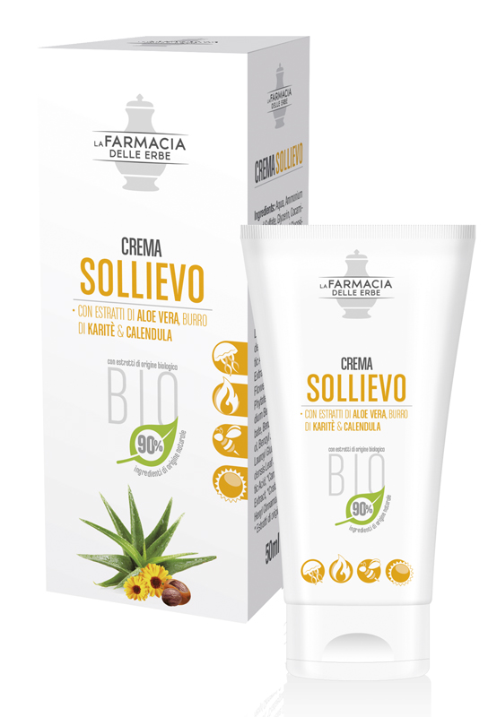 FARMACIA DELLE ERBE CREMA SOLLIEVO ALOE BIO 50 ML - Luckyfarma.it