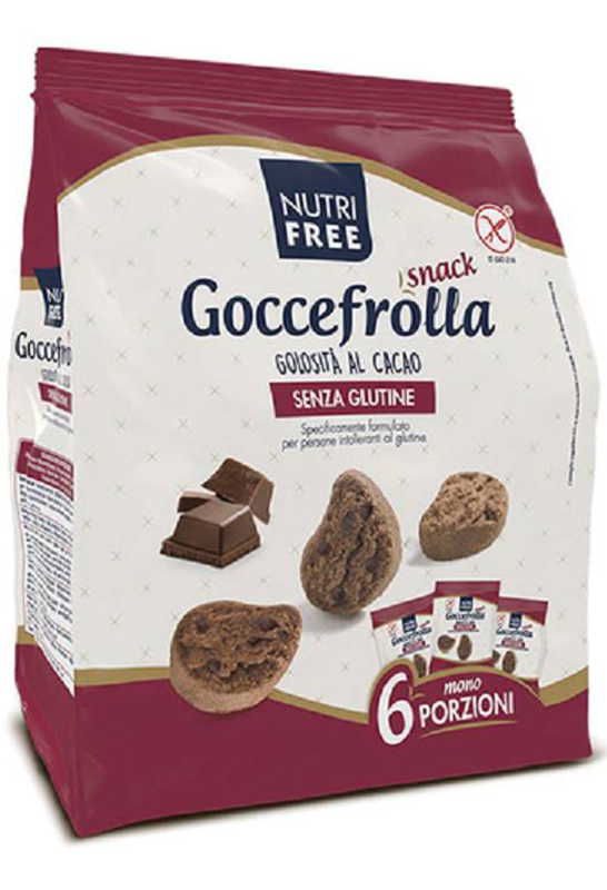 NUTRIFREE GOCCIOLOTTI CIOCCOLATO SNACK 40 G X 6 - Luckyfarma.it