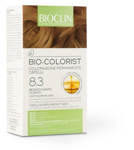 BIOCLIN BIO COLORIST 8,3 BIONDO CHIARO DORATO - Luckyfarma.it