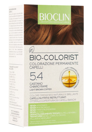 BIOCLIN BIO COLORIST 5,4 CASTANO CHIARO RAME - Luckyfarma.it