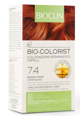 BIOCLIN BIO COLORIST 7,4 BIONDO RAME - Luckyfarma.it