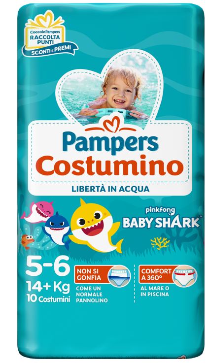 PAMPERS COSTUMINO CP 10 TG 5+ TG 5+ 10 PEZZI - Luckyfarma.it