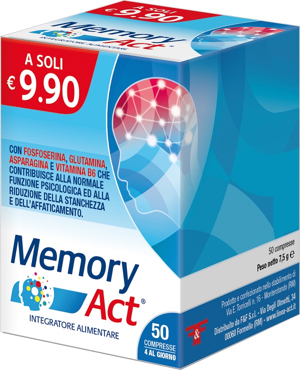 MEMORY ACT 50 COMPRESSE - Luckyfarma.it