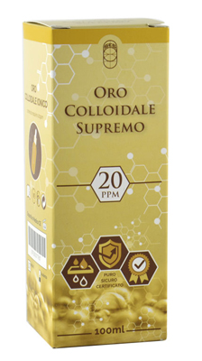 ORO COLLOIDALE SUPREMO 20PPM 100 ML - Luckyfarma.it