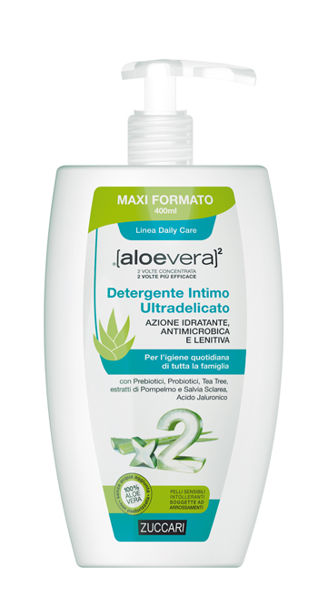 ALOEVERA2 DETERGENTE INTIMO ULTRADELICATO 400 ML - Luckyfarma.it