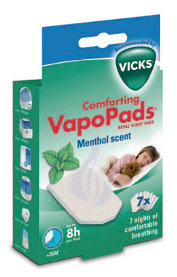 VICKS VAPOPADS MENTHOL SCENT 7 PEZZI - Luckyfarma.it