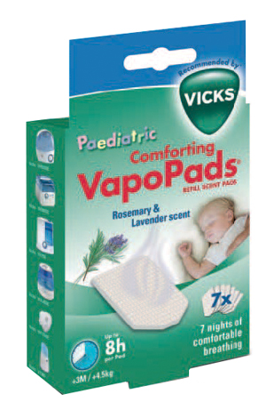 VICKS VAPOPADS ROSEMARY & LAVENDER SCENTE 7 PEZZI - Luckyfarma.it