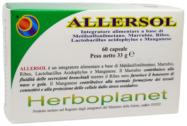 ALLERSOL 60 CAPSULE - Luckyfarma.it