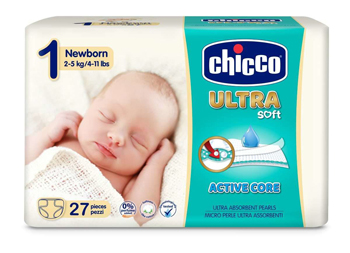 CHICCO PANNOLINO ULTRA CHICCHO NEWBORN 27 X 10 - Luckyfarma.it