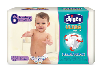 CHICCO PANNOLINO ULTRA XL 14 PEZZI - Luckyfarma.it