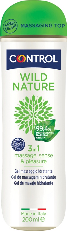 CONTROL WILD NATURE MASSAGE GEL MASSAGGIO 3 IN 1 200 ML - Luckyfarma.it