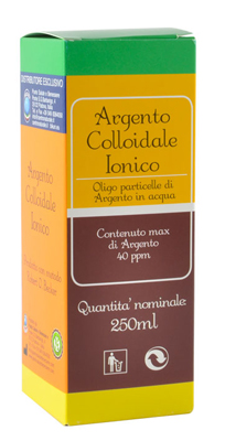 ARGENTO COLLOIDALE IONICO 40PPM CERTIFICATO 250 ML - Luckyfarma.it
