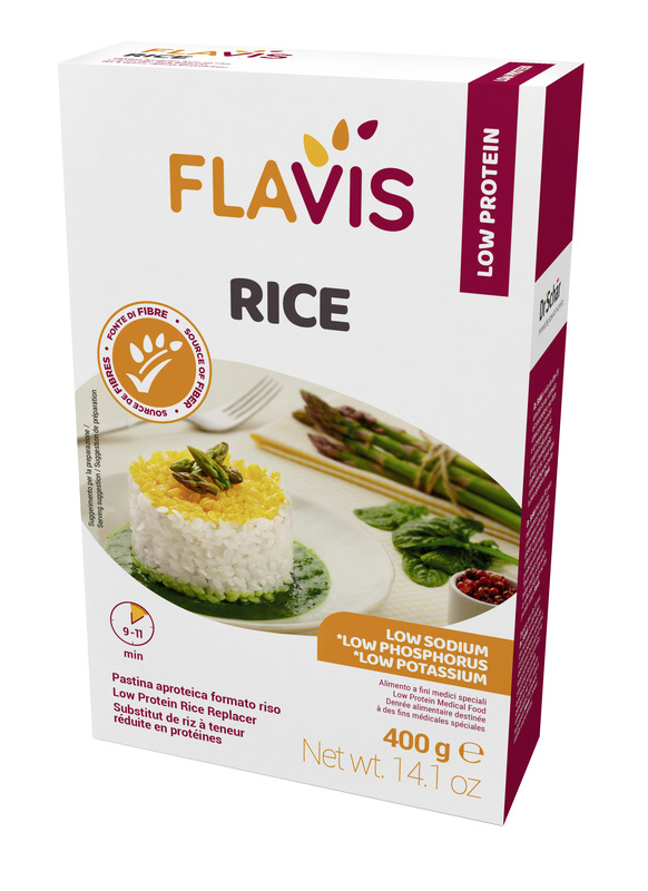 FLAVIS RICE PASTINA APROTEICA FORMATO RISO 400 G - Luckyfarma.it