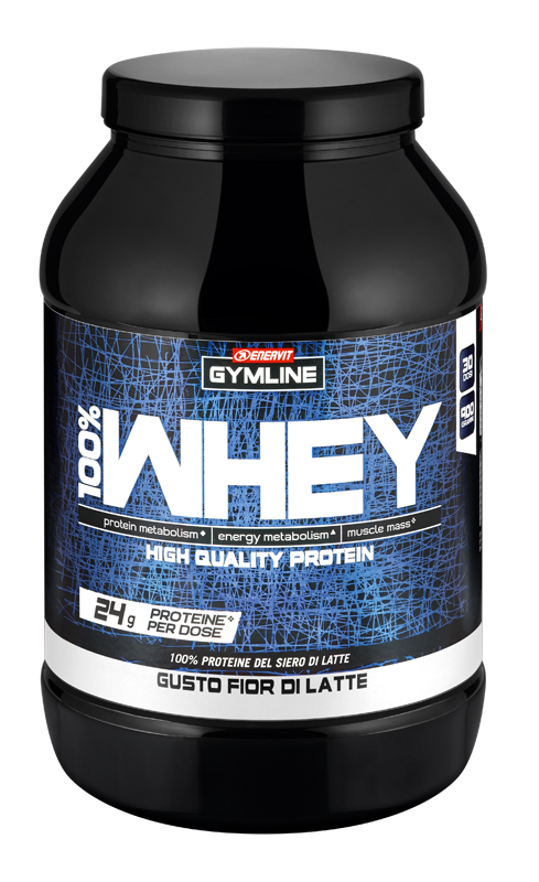 GYMLINE 100% WHEY CONCENTRATE LATTE 900 G - Luckyfarma.it