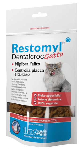 RESTOMYL DENTALCROC GATTO BUSTA 60 G - Luckyfarma.it