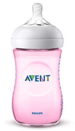 AVENT BIBERON NATURAL PP 260ML ROSA SINGLE PACK - Luckyfarma.it