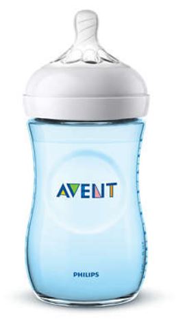AVENT BIBERON NATURAL PP 260ML AZZURRO SINGLE PACK - Luckyfarma.it
