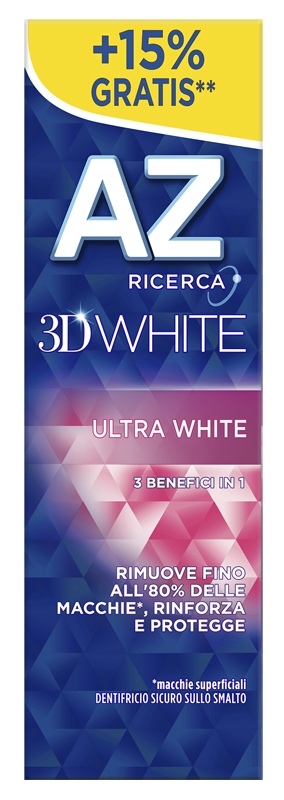 AZ 3D WHITE ULTRA WHITE DENTIFRICIO 75 ML - Luckyfarma.it