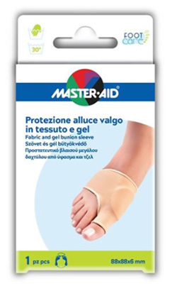 PROTEZIONE MASTER-AID IN GEL E TESSUTO PER ALLUCE VALGO 1 PEZZO - Luckyfarma.it
