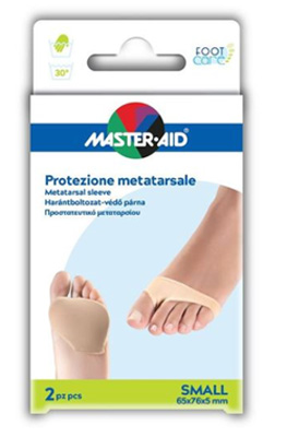 PROTEZIONE MASTER-AID PER METATARSO IN TESSUTO ELASTICO E GEL S 1 PAIO - Luckyfarma.it