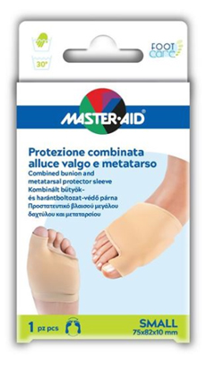 PROTEZIONE MASTER-AID PER ALLUCE VALGO E METATARSO S 1 PEZZO - Luckyfarma.it
