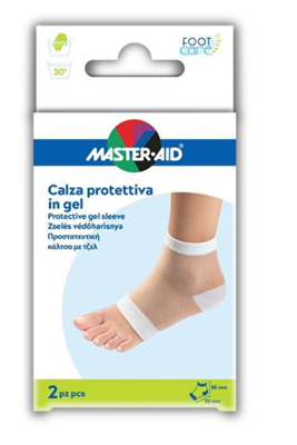 CALZA MASTER-AID CON PROTEZIONE IDRATANTE IN GEL 2 PEZZI - Luckyfarma.it