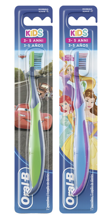 ORALB KIDS SPAZZOLINO MANUALE CARS&PRINCESS 3-5 ANNI - Luckyfarma.it