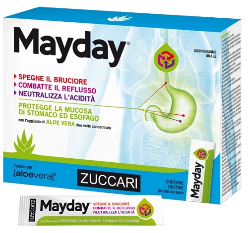 MAYDAY SOSPENSIONE PER USO ORALE ALLA MENTA 24 BUSTINE 10 ML - Luckyfarma.it