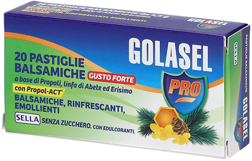 GOLASEL PRO 20 PASTIGLIE BALSAMICHE FORTI - Luckyfarma.it