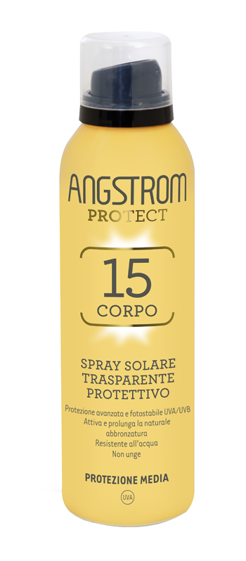 ANGSTROM PROTECT 15 CORPO SPRAY SOLARE TRASPARENTE 150 ML - Luckyfarma.it