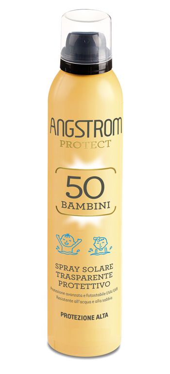 ANGSTROM PROTECT 50 BAMBINI SPRAY SOLARE TRASPARENTE 250 ML - Luckyfarma.it