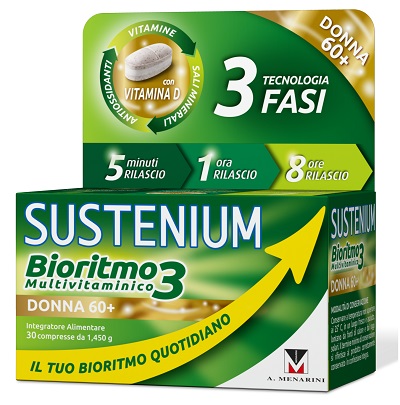 SUSTENIUM BIORITMO3 DONNA 60+ 30 COMPRESSE - Luckyfarma.it