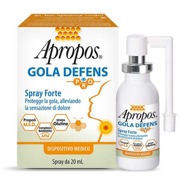 APROPOS GOLA DEFENS PRO SPRAY NO ALCOL 20 ML - Luckyfarma.it