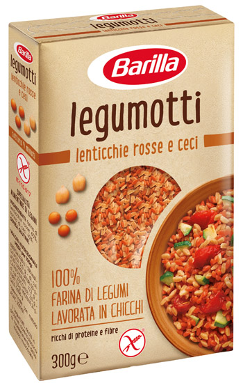 BARILLA LEGUMOTTI LENTICCHIE ROSSE E CECI 300 G - Luckyfarma.it