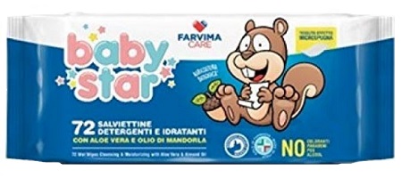 BABYSTAR SALVIETTE BEBE' POPUP 72 PEZZI - Luckyfarma.it