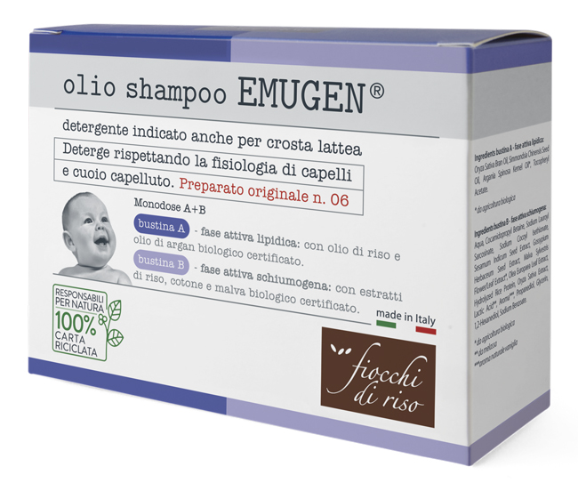 FIOCCHI DI RISO EMUGEN OLIO SHAMPOO ULTRADELICATO 45 ML - Luckyfarma.it
