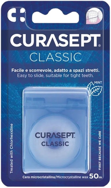 CURASEPT FLOSS CLASSIC CERATO CLOREXIDINA - Luckyfarma.it