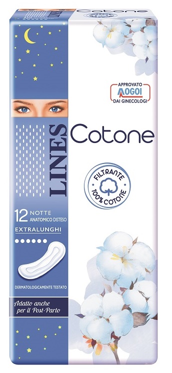 LINES COTONE NON ULTRA NOTTE DISTESI 12 PEZZI - Luckyfarma.it