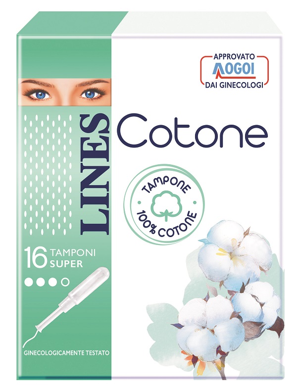 LINES COTONE TAMPONE SUPER 16 PEZZI - Luckyfarma.it
