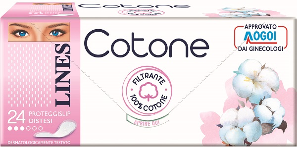 LINES COTONE PROTEGGISLIP DISTESI 24 PEZZI - Luckyfarma.it