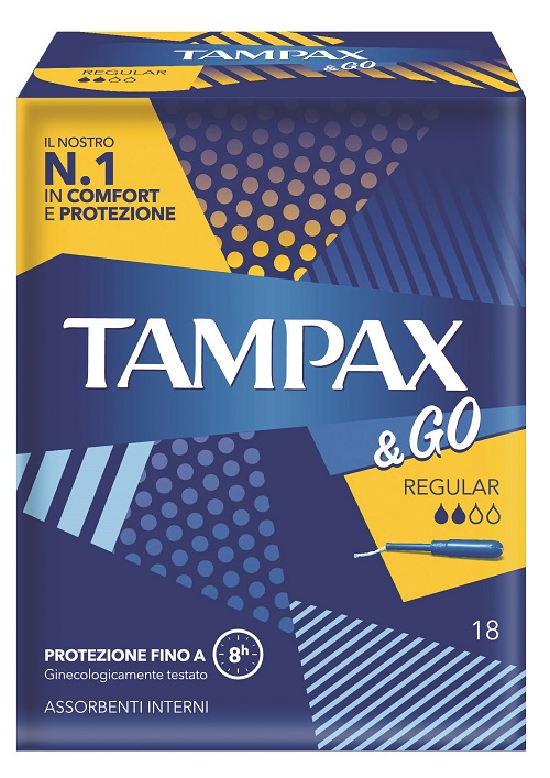 TAMPAX&GO REGULAR 18 PEZZI - Luckyfarma.it