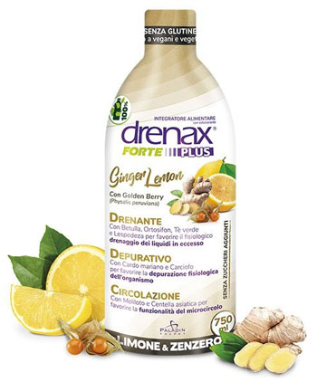 DRENAX FORTE PLUS GINGER LEMON 750 ML - Luckyfarma.it