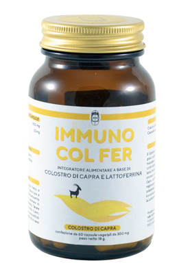 IMMUNO COL FER COLOSTRO DI CAPRA 60 CAPSULE VEGETALI - Luckyfarma.it