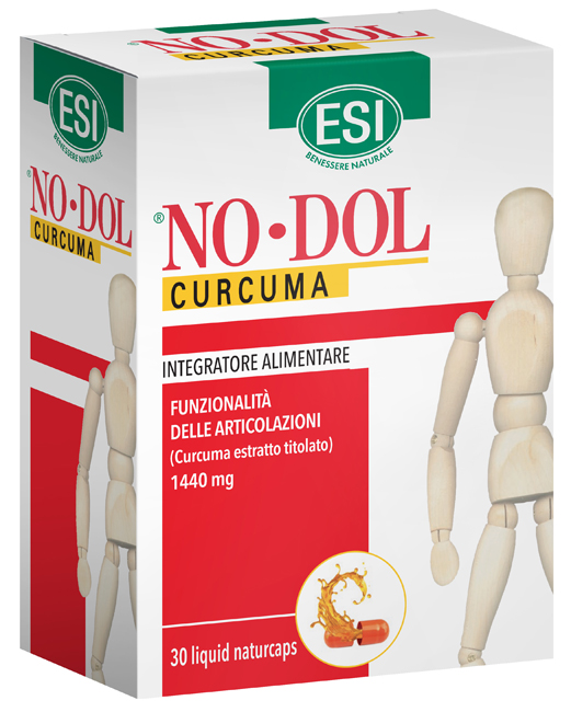 ESI NO DOL CURCUMA 30 NATURCAPS LIQUID - Luckyfarma.it