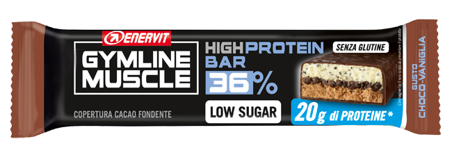 GYMLINE 20 G PROTEINBAR CHOCO/VANIGLIA 55 G - Luckyfarma.it