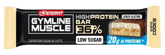 GYMLINE 20 G PROTEINBAR COOKIE 55 G - Luckyfarma.it