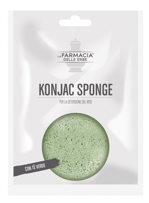 FDE KONJAC SPONGE TE' VERDE 1 PEZZO - Luckyfarma.it