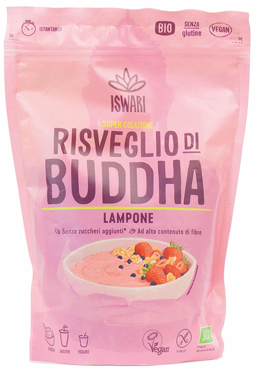 RISVEGLIO BUDDHA LAMPONE BIO 360 G ISWARI - Luckyfarma.it