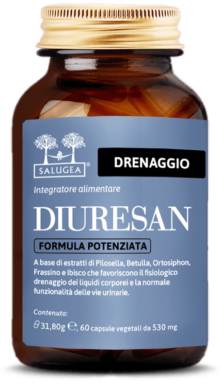 SALUGEA DIURESAN FORMULA POTENZIATA 60 CAPSULE - Luckyfarma.it