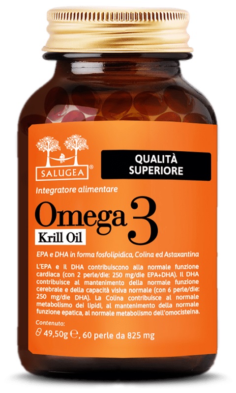 SALUGEA OMEGA 3 KRILL OIL 60 PERLE - Luckyfarma.it